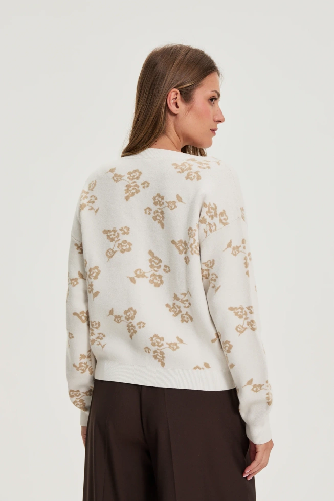 WOMEN'S SWEATER Z-SW-4840 OFF WHITE