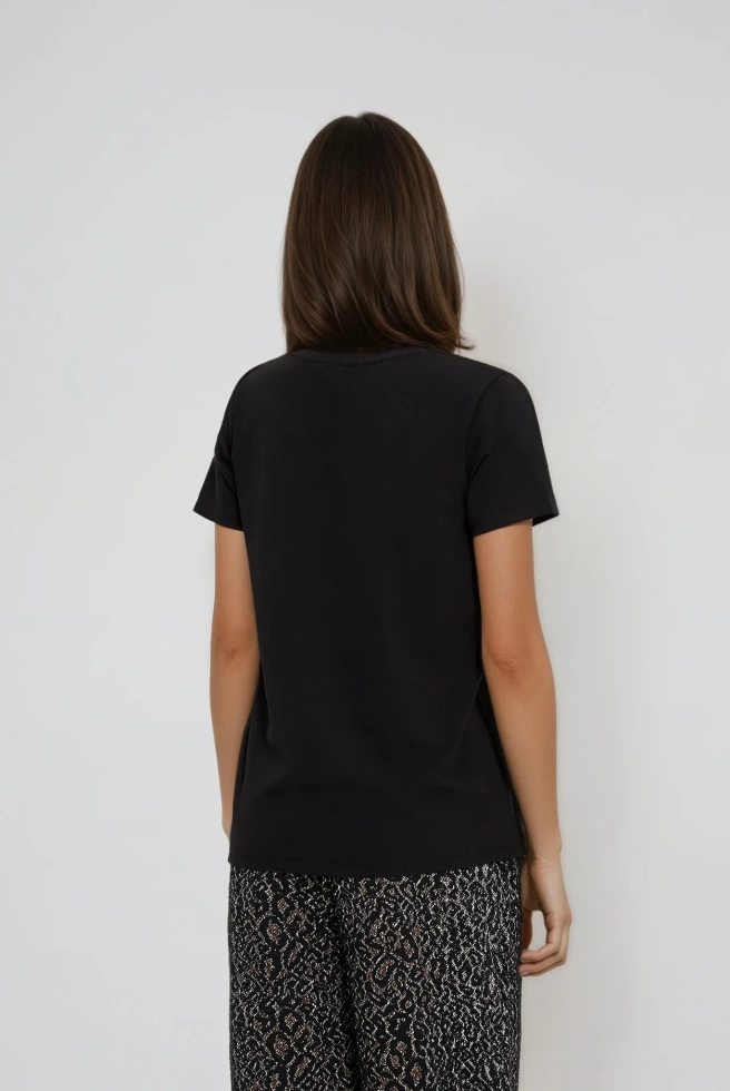 WOMEN'S TSHIRT L-TS-4901 BLACK-set