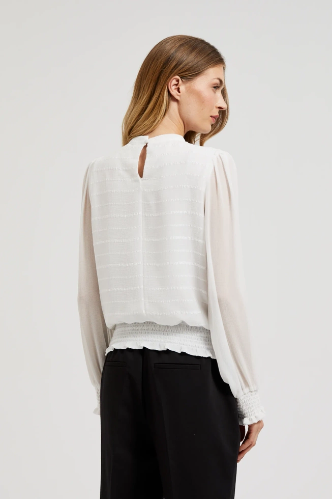 WOMEN'S SHIRT Z-KO-4534 OFF WHITE