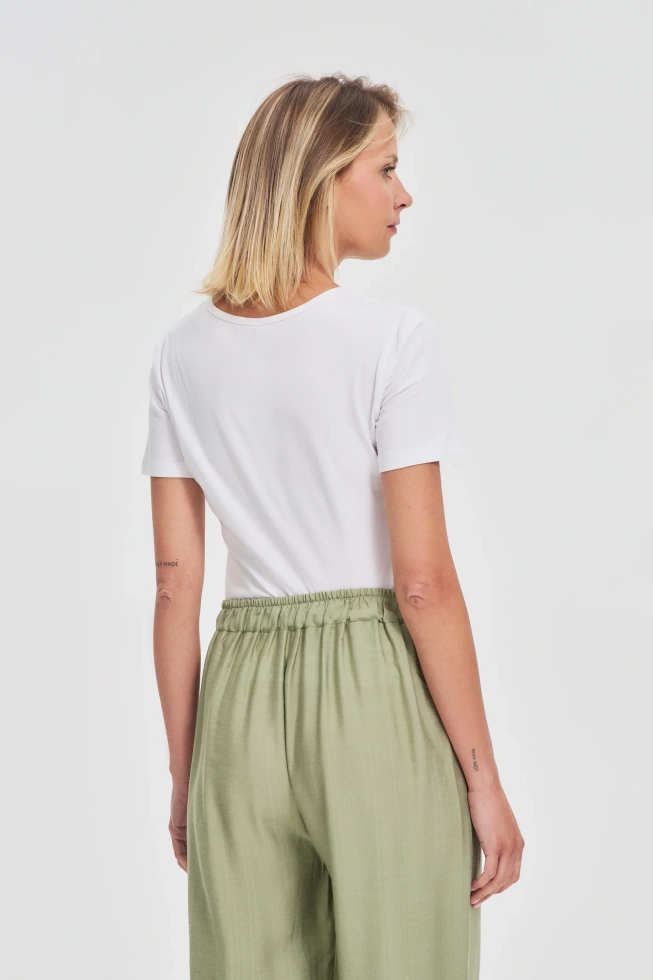 WOMEN'S TSHIRT L-TS-4652 WHITE