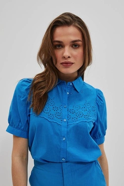 LADIES SHIRT L-KO-4040 FRESH BLUE