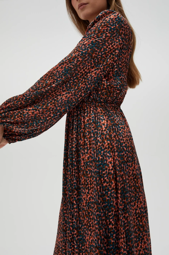 WOMEN'S DRESS L-SU-4612 L.BROWN