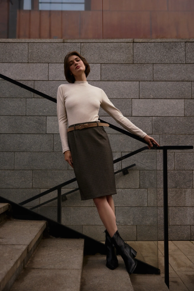 WOMEN'S LONGSLEEVE Z-TS-4814 L.BEIGE-set