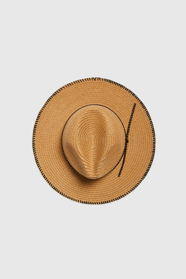WOMEN'S HAT L-CZ-4601 BEIGE-set