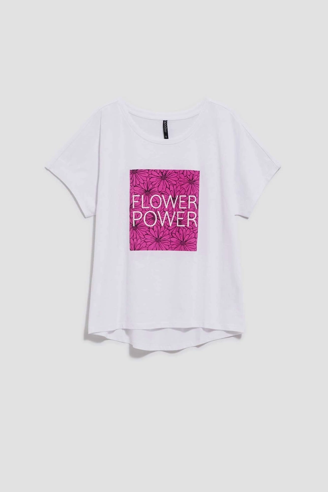 LADIES TSHIRT L-TS-4046 WHITE