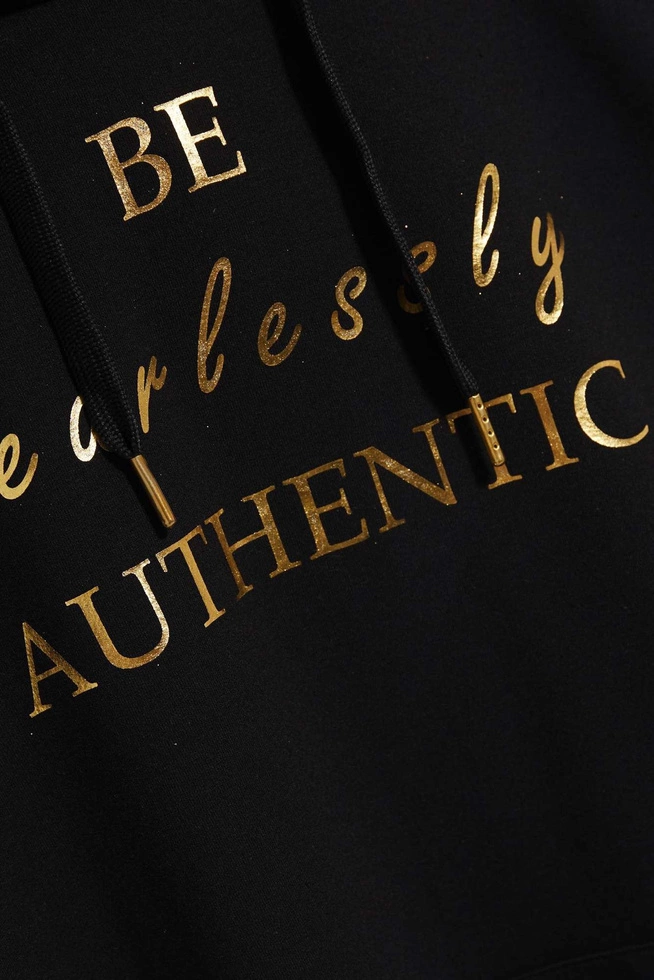 LADIES SWEATSHIRT L-BL-4008 BLACK