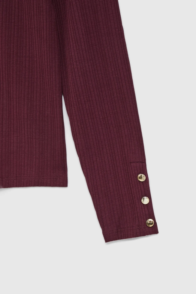 BLUZKA DAMSKA Z-TS-4818 BURGUNDY