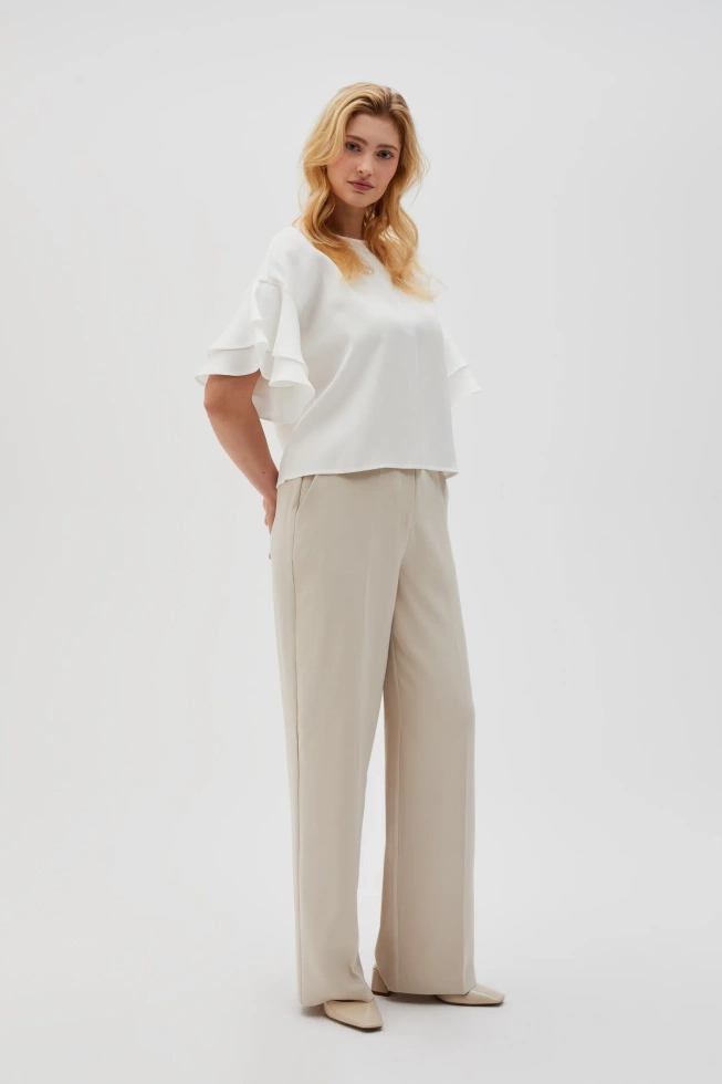 WOMEN'S PANTS L-SP-4607 L.BEIGE-set