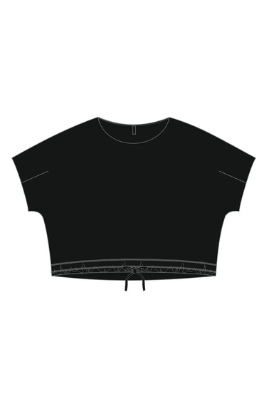 KOSZULKA DAMSKA L-TS-4968 BLACK-pakiet