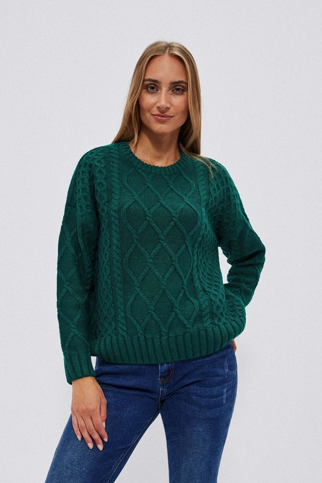 SWETER Z-SW-3936 D.GREEN