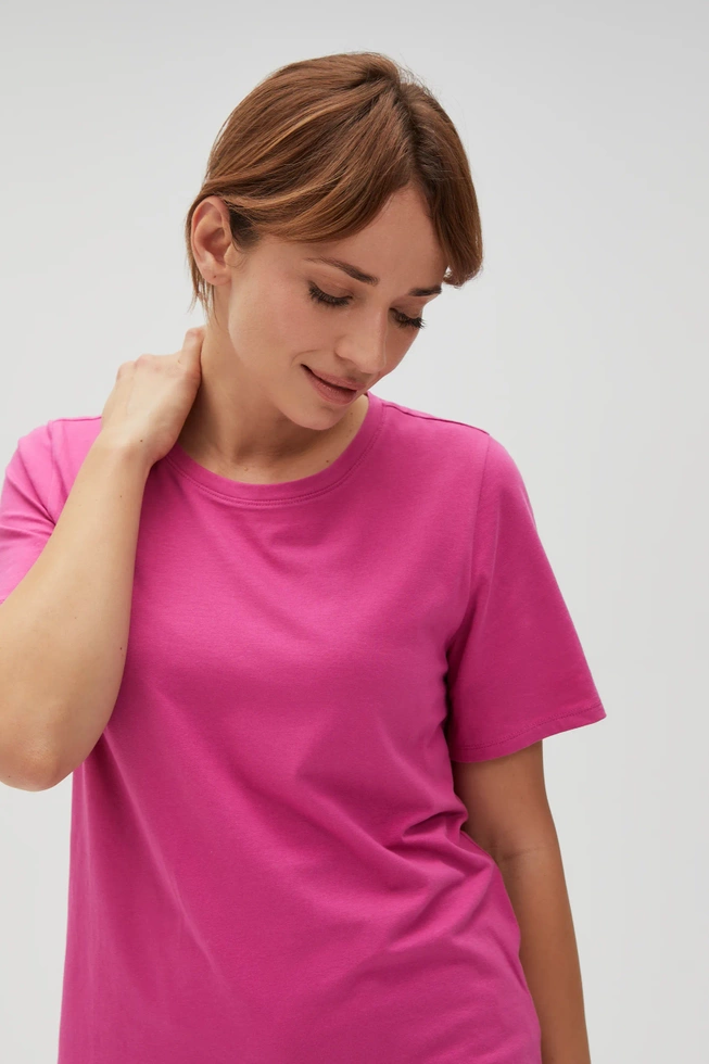 WOMEN'S TSHIRT L-TS-4624 FUCHSIA