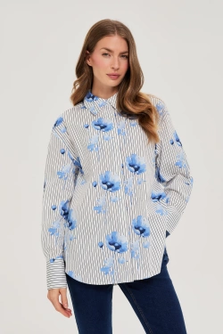 KOSZULA DAMSKA Z-KO-4810 WHITE_BLUE