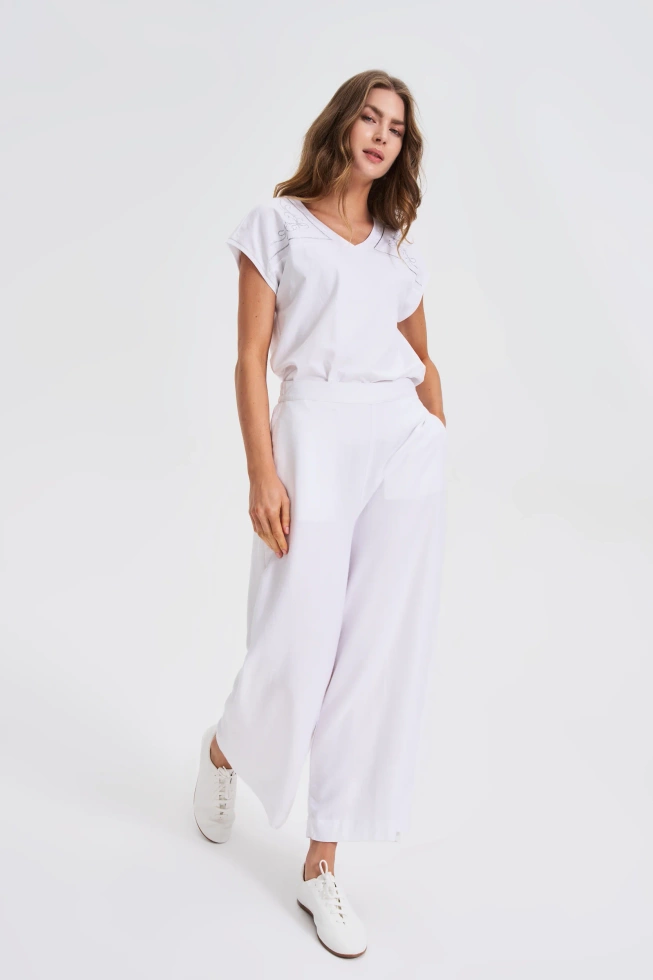 KOSZULKA DAMSKA L-TS-4734 WHITE