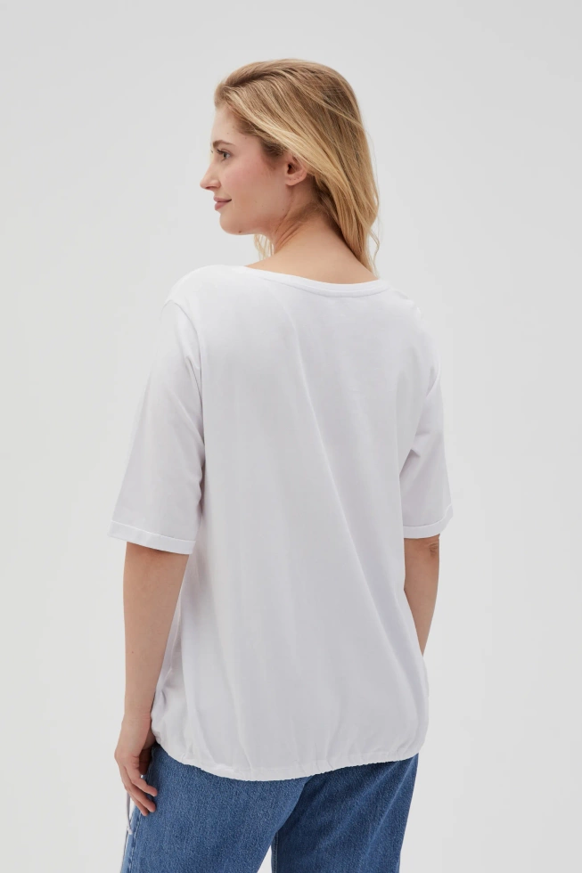 WOMEN'S TSHIRT L-TS-4611 WHITE