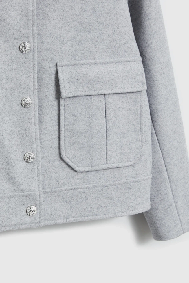 WOMEN'S JACKETS L-KU-4921 GREY