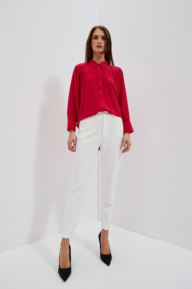 LADIES PANTS L-SP-4019 OFF WHITE