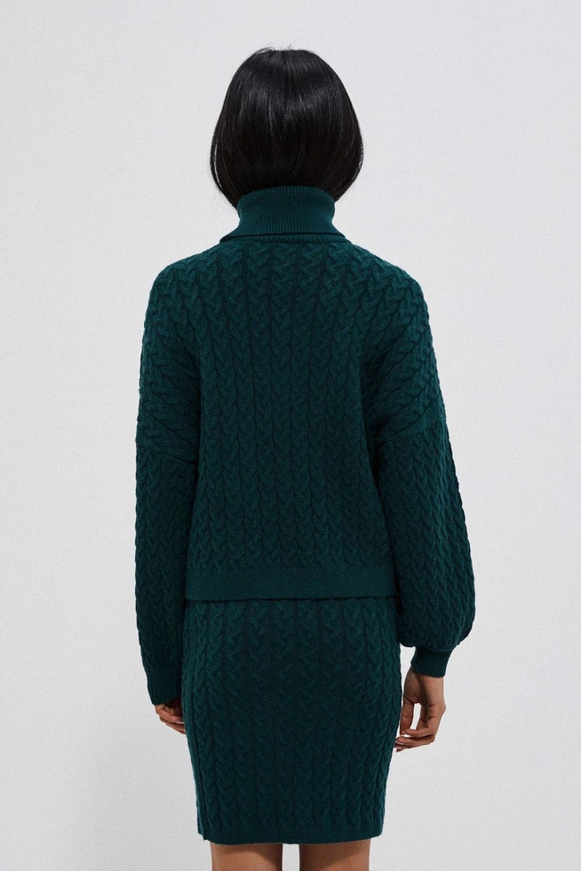 SWETER Z-SW-3921 D.GREEN