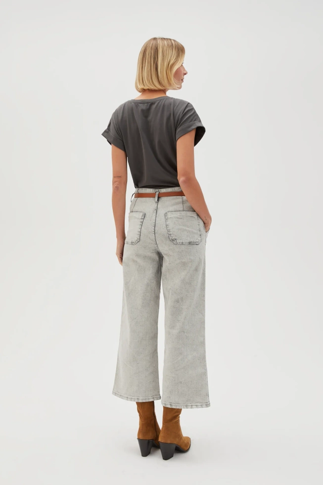 WOMEN'S JEANS L-JE-4607 GREY