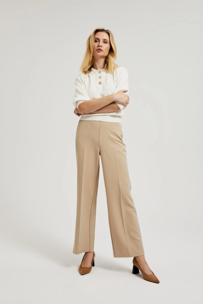 WOMEN'S PANTS Z-SP-4515 BEIGE-set