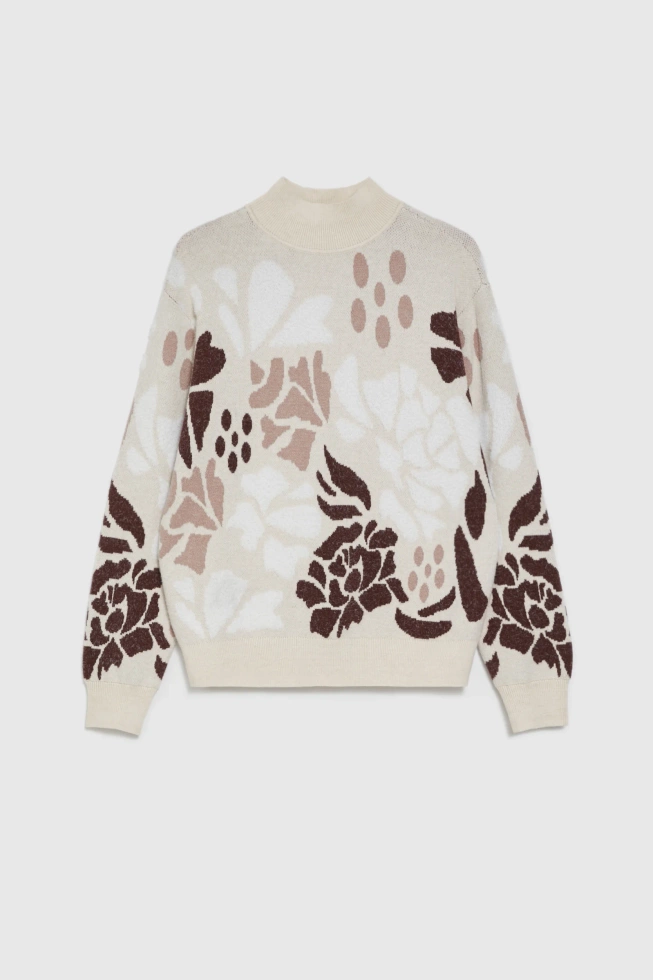 WOMEN'S SWEATER Z-SW-4852 L.BEIGE-set