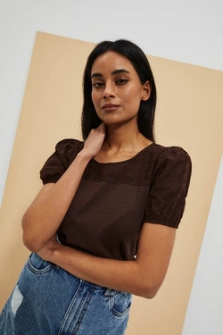 LADIES TSHIRT L-TS-4013 D.OAK