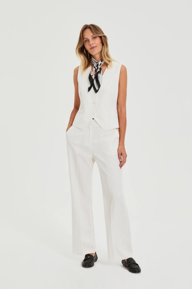 WOMEN'S BLAZER L-KA-4916 OFF WHITE