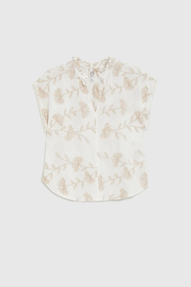 WOMEN'S SHIRT L-KO-4951 WHITE-set