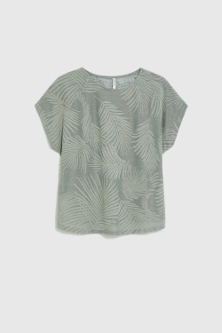WOMEN'S TSHIRT L-TS-4988 OLIVE