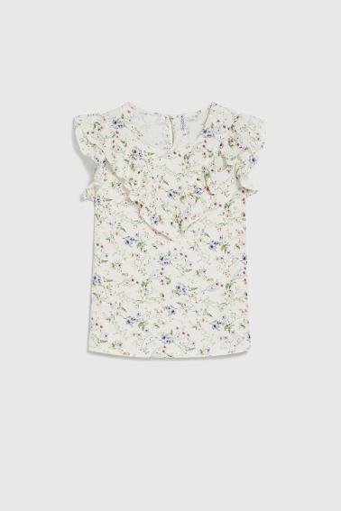 WOMEN'S TSHIRT L-TS-5033 OFF WHITE