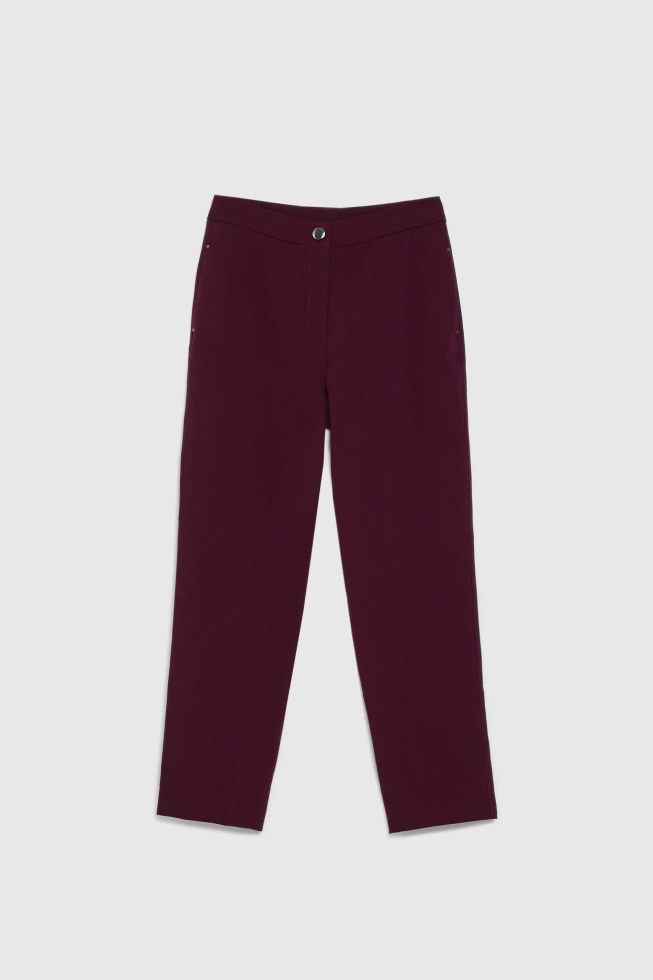 WOMEN'S PANTS Z-SP-4821 BURGUNDY