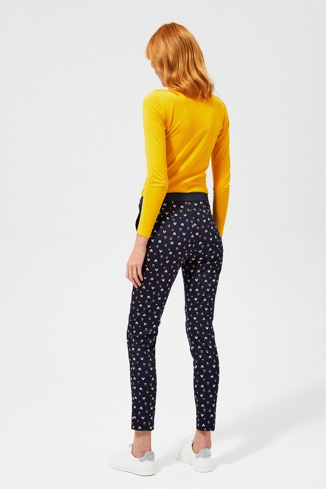 Printed trousers