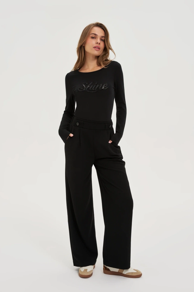 WOMEN'S LONGSLEEVE Z-TS-4800 BLACK