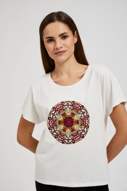 BLUZKA DAMSKA L-TS-4411 OFF WHITE