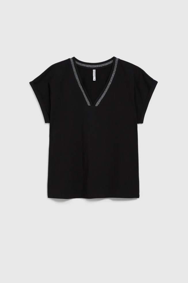 WOMEN'S TSHIRT L-TS-4648 BLACK-set