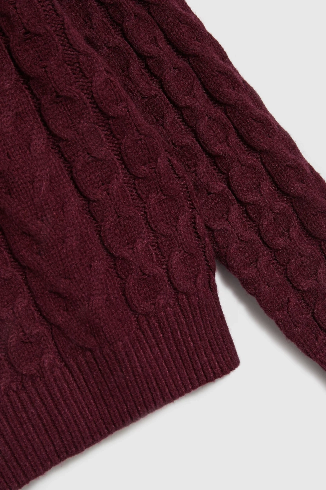 SWETER DAMSKI Z-SW-4859 BURGUNDY