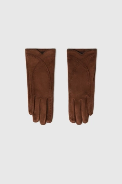 WOMEN'S GLOVES Z-RE-4809 BROWN