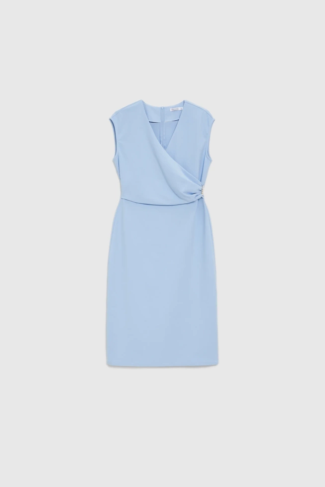 WOMEN'S DRESS L-SU-4942 L.BLUE