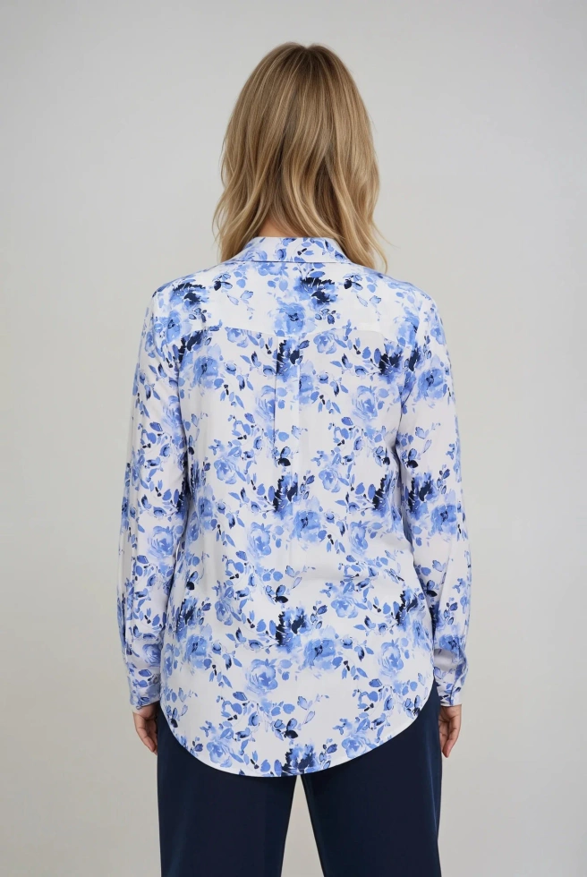 WOMEN'S SHIRT Z-KO-4806 BLUE