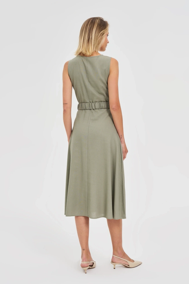 SUKIENKA DAMSKA L-SU-4665 OLIVE