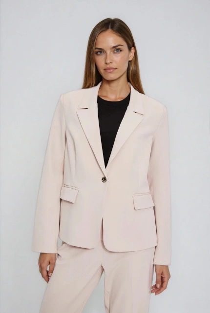 MARYNARKA DAMSKA L-MR-4924 L.BEIGE