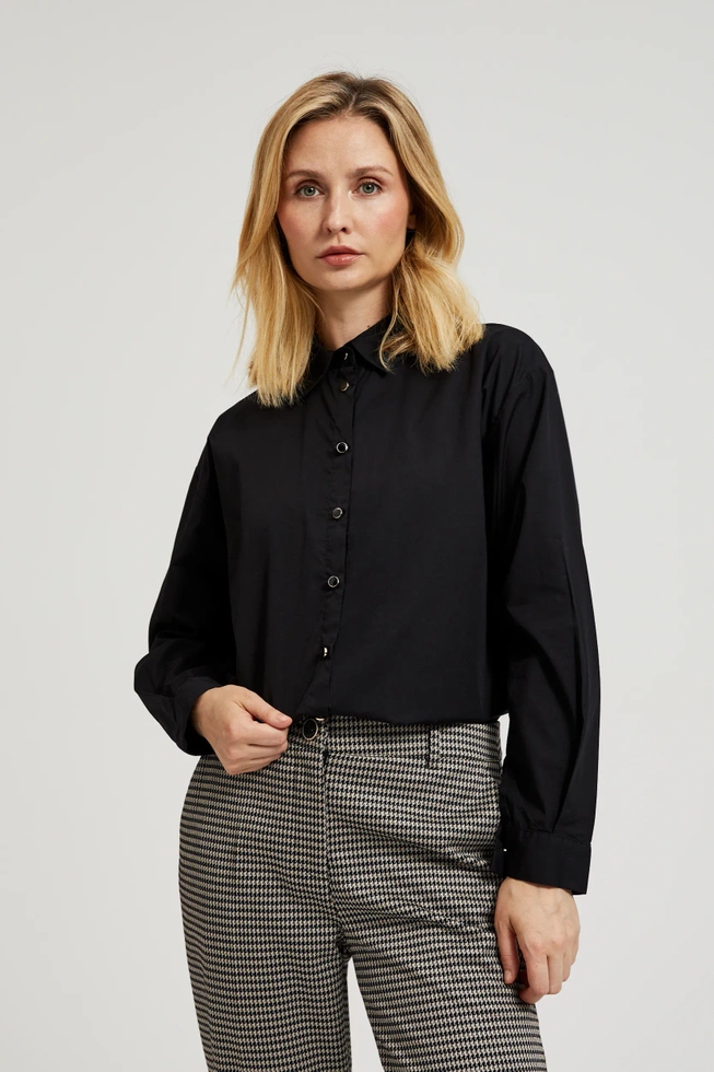 WOMEN'S SHIRT Z-KO-4514 BLACK-set