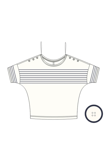 WOMEN'S SWEATSHIRT L-BL-4914 OFF WHITE