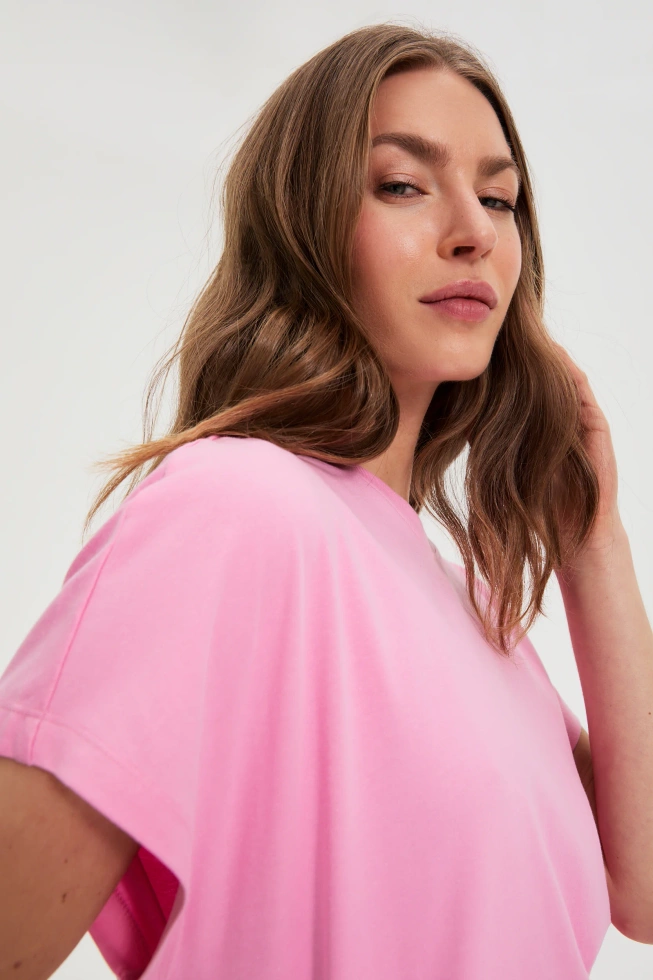 KOSZULKA DAMSKA L-TS-4947 PINK