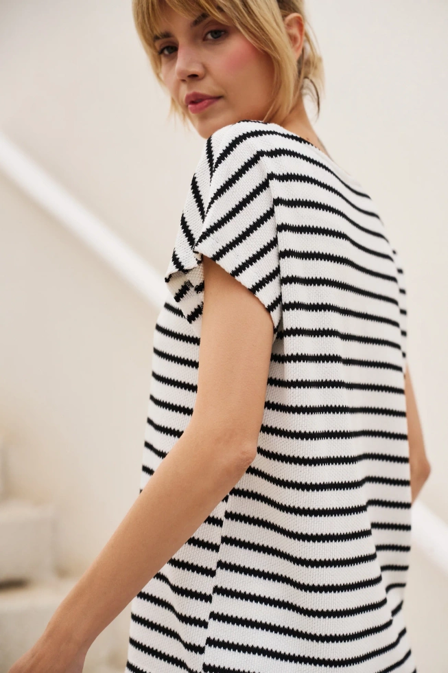 WOMEN'S TSHIRT L-TS-4694 WHITE_BLACK-set