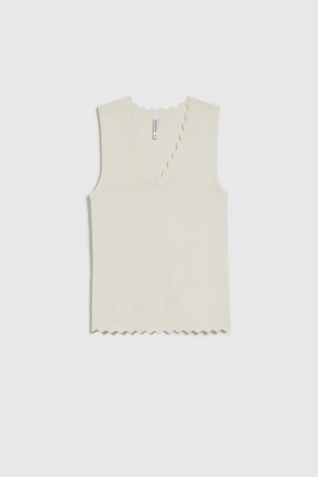 WOMEN'S TOP L-TS-4717 OFF WHITE