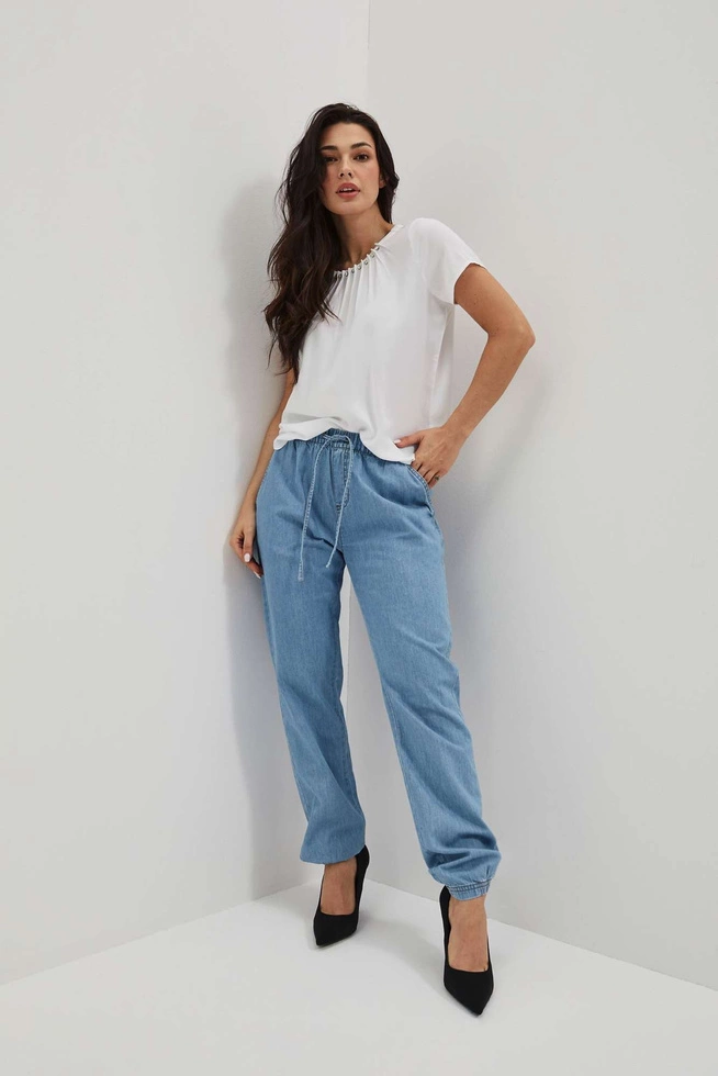 LADIES JEANS L-JE-4004 BLUE