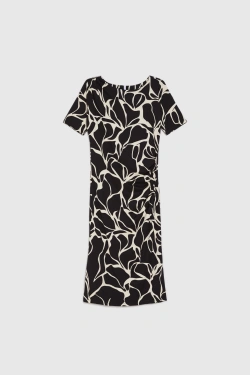 WOMEN'S DRESS L-SU-4924 CREAM