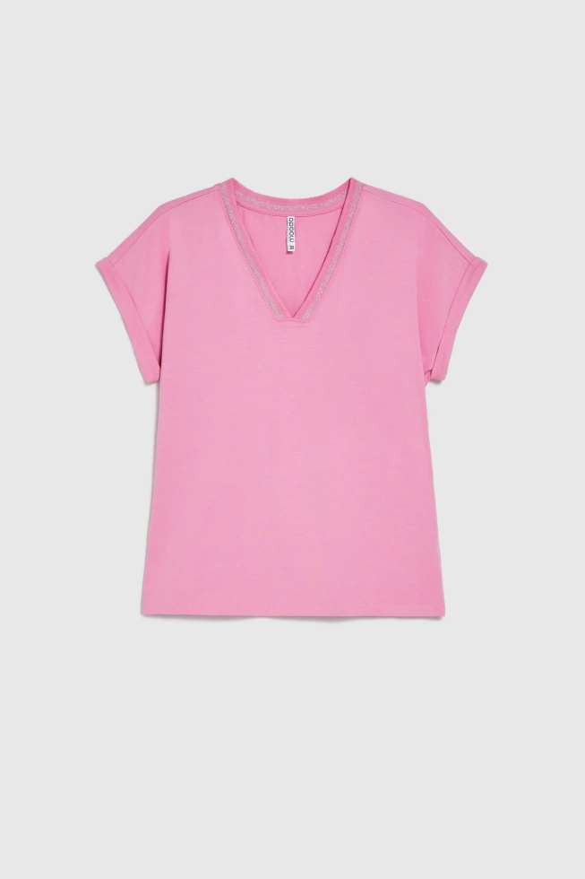 KOSZULKA DAMSKA L-TS-4926 PINK-pakiet