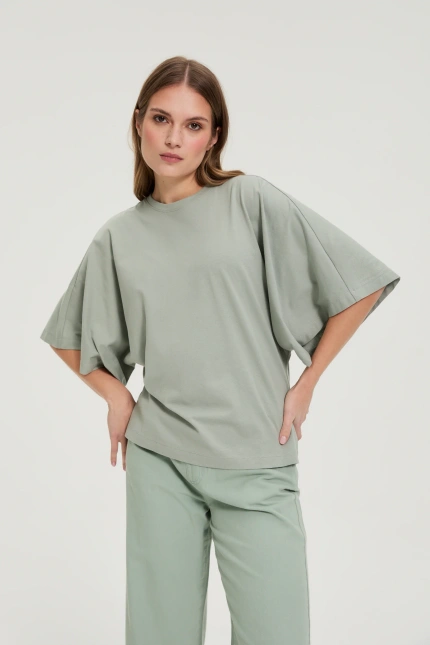 KOSZULKA DAMSKA L-TS-4944 OLIVE