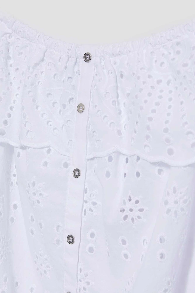 LADIES SHIRT L-KO-4035 WHITE